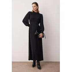 Trendyol Modest Ženska haljina Tctss25Eb00110, Crna
