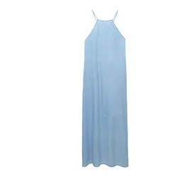 Pull&Bear Obleka svetlo modra