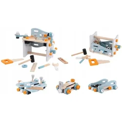 Ecotoys Igralna miza Mali mojster 52 delov