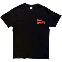 Iron Maiden Burning Ambition Pocket Logo (Back Print) Black XL Majica