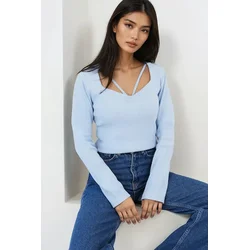 Trend Alacati Stili Ženska bluza Alc-X14791, Plava