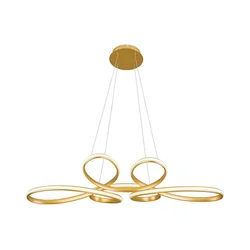 LED luster na sajli JILL LED/53W/230V zlatna