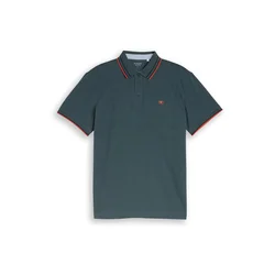 TOM TAILOR Majica  temno zelena / rdeča