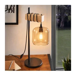 BRILAGI - Stona lampa NUBILA 1xE27/40W/230V braon/crna/zadimljena braon