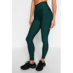 Trendyol Emerald Green Compression Full Length Knit Sports Tights