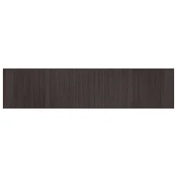 Vidaxl Preproga pravokotna temno rjava 70x300 cm bambus
