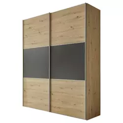 Ormar Sa Kliznim Vratima Includo 200/222/68 cm antracit, hrast artisan