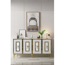 Hanah Home Konzola Puma 150, 150x75x32 cm, Bela