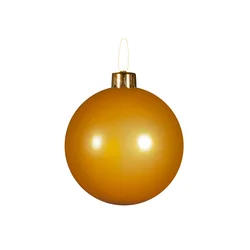 Novogodišnja ukrasna kugla Party Ball na naduvavanje 75 cm, Svetlonarandžasta