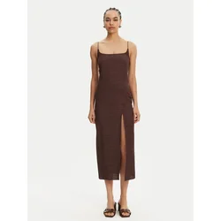 JACQUEMUS Cocktail obleka 25E251DR100-1713 Rjava Regular Fit