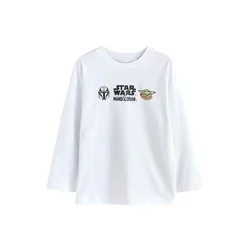 Next Majica Mandalorian kamela/meta/črna/bela