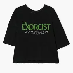 Cropp - Crna majica s printom The Exorcist - CRNO