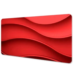 Decormat Podloga za mizo Rdeča abstrakcija 90x45 cm