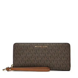 Denarnica MICHAEL Michael Kors Jet Set 32F1GJ6E7B Rjava