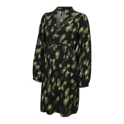 Vero Moda Maternity Dolga srajca VMMLANINI meta/kivi/črna