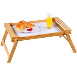 Kesper Poslužavnik za serviranje sa sklopivim nogama 59x33x24cm bambus, Smeđi