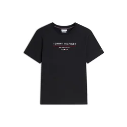 TOMMY HILFIGER Majica Essential  rdeča / črna / bela