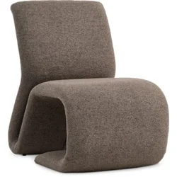 Lounge stolica GULDBJERG tamni pesak tkanina