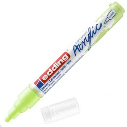 Akrilni marker E-5100 medium 2-3mm obli vrh Edding pastelno zelena