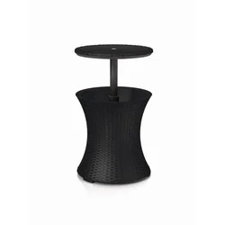 KETER Vrtna miza Keter Cool Bar Rattan, grafitna