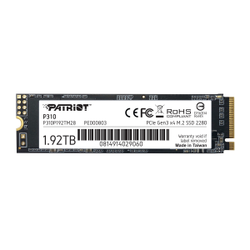 Patriot 1.92TB M.2 NVMe P310 (P310P192TM28) SSD disk PCI Express 3.0