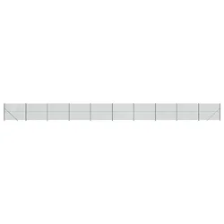 Vidaxl Mrežna ograja s prirobnico zelena 2,2x25 m