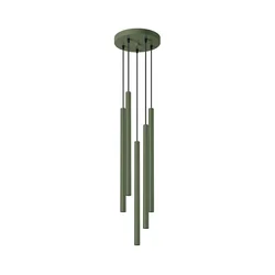 Sollux SL.1522 - Luster na sajli PASTELO 5xG9/8W/230V zelena