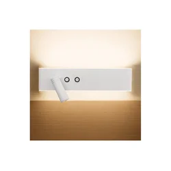 LED zidno spot svetlo RESORT LED/10W/230V + LED/3W, belo, levo