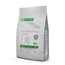 NATURES PROTECTION Suva hrana za pse bele dlake Grain Free With Insect Small Adult 1.5kg