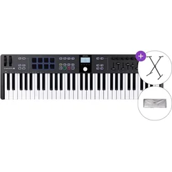Arturia KeyLab Essential 61 mk3 SET MIDI keyboard Black