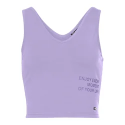 BUFFALO Top lila / črna