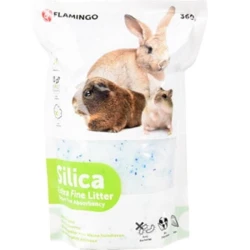 Stelja za glodavce. silikagel za hrčke, Flamingo 360g