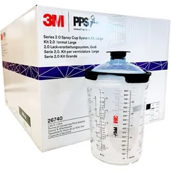 SET lončki PPS 2.0 LARGE 850ml 125µ 26740 3M - 1 SET