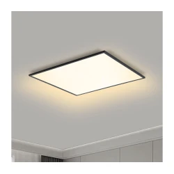 Brilagi - LED prigušiva svetiljka SLIMFRAME LED/36W/230V 45x45 cm crna + daljinski upravljač