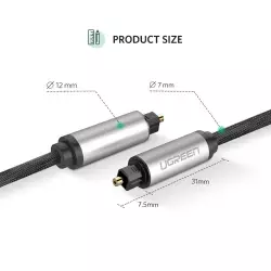 UGREEN AV108 toslink optički audio kabl 3m
