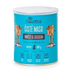 NATURECA cons. govedina z lososom za pse 800g