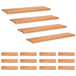 Vidaxl Stopnice 16 kos 120 x 25 x 2 cm Lak Trda bukovina