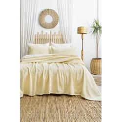 Lessentiel Maison Set Prekrivač i jastučnice Silvia, 240x260 cm, Žuti