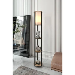 Opviq Podna lampa KS-11107, 17x150 cm, IP20, Bež-crna