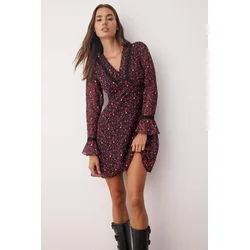 Trendyol Milla Ženska haljina Twoaw26El00084, Bordo