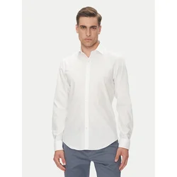 Calvin Klein Srajca LV019EU017 Bela Slim Fit