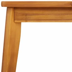 Vidaxl Vrtna jedilna miza 110x55x45 cm trden akacijev les