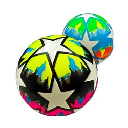 Plastična lopta Neon Stars 230 mm – za igru na plaži i otvorenom Tamna
