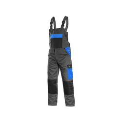 Canis Radne pantalone na tregere phoenix cronos sivo-plave, vel.50 ( 55113 )