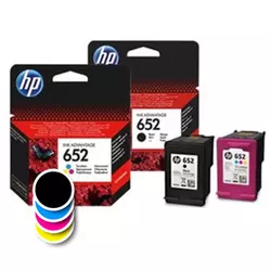 HP - Komplet tinta HP nr.652 (BK + CMY), original