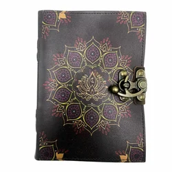 Kožna bilježnica Lotus Mandala