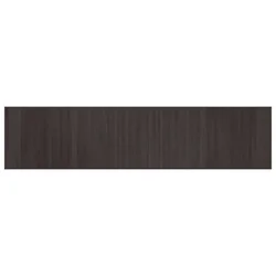 Vidaxl Preproga pravokotna temno rjava 70x300 cm bambus