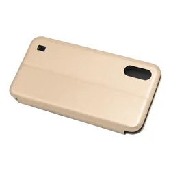 Maska za telefon ROYAL FLIP COVER za Samsung A01, Zlatna