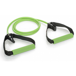 Gymstick Pro Exercise Tube elastika z ročaji, zelena, Medium