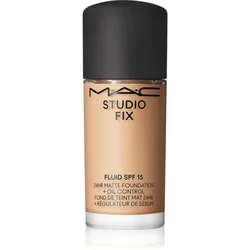 MAC Cosmetics Studio Fix Fluid SPF 15 24HR Matte Foundation + Oil Control Mini matirajoči tekoči puder SPF 15 odtenek NW15 15 ml